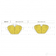 Тормозные колодки задние BLITZ bb0443p G14 ELS Bmw 7 (G11, G12) 6 Седан 3.0 730 d 265 л.с. 2015 – наст. время