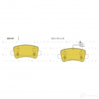 Тормозные колодки задние с датчиком BLITZ bb0448p ZO Y4D Opel Movano (B) 2 Грузовик 2.3 CDTI FWD (EV) 170 л.с. 2016 – наст. время