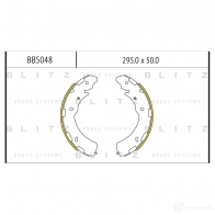 Барабанные тормозные колодки BLITZ Fiat Fullback (502, 3) 1 2016 – 2019 Y PE2T9 bb5048