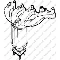 Катализатор BOSAL DDJ ZBG QRYSM 098-629 Opel Vectra (B) 2 Универсал 1.8 i 16V (F35) 125 л.с. 2000 – 2003