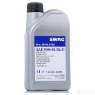 Масло в АКПП SWAG 75W-85 Bmw 4 (F32) 1 Купе 3.0 435 i xDrive 306 л.с. 2013 – наст. время BMW Hypoid Axle Oil G1 10 94 8785