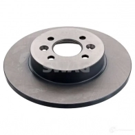 Тормозной диск SWAG 4054228504419 60 94 4059 H CUP4 Renault Kangoo 1 (KC, FC) 1997 – 2007