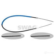Трос ручника SWAG 60 10 1816 Renault Twingo (C06) 1 Хэтчбек 1.2 16V (C06C. C06D. C06K) 75 л.с. 2001 – 2007 4054228018169 01PN KDR