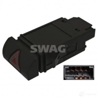 Кнопка аварийной сигнализации, аварийка SWAG 1437568 DL1 R9R 30 10 0405 4054228004056 - Изображение 2