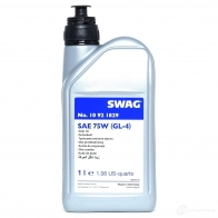 Трансмиссионное масло SWAG API GL-4 10 92 1829 1431755 MB 235.10