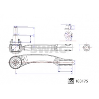 Рулевой наконечник SWAG Porsche Panamera (970) 1 Хэтчбек 4.8 Turbo 540 л.с. 2010 – 2013 38JH U 33 10 8858