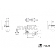 Стойка стабилизатора SWAG 1440652087 33 10 2983 J5 UNA54 - Изображение 2