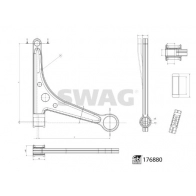 Рычаг подвески SWAG YQ83 S 1440652305 33 10 3784 - Изображение 2