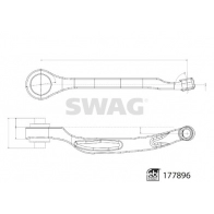 Рычаг подвески SWAG 2O81 248 33 10 4358 1440652430 - Изображение 3