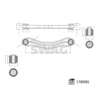 Рычаг подвески SWAG 1440652492 YIXYJ R 33 10 4768 - Изображение 3