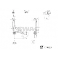 Рычаг подвески SWAG 33 10 4801 1440652499 J NZ4XF7 - Изображение 2