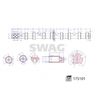 Распредвал SWAG 1440650175 33 10 2701 R81L MMR - Изображение 3