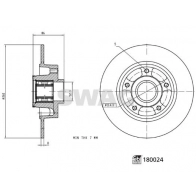Тормозной диск SWAG 33 10 6308 9U K9I 1440652765