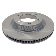 Тормозной диск SWAG 33 10 6503 Toyota Land Cruiser Prado (J150) 4 Внедорожник 4.0 V6 VVTi (GRJ150) 275 л.с. 2009 – 2025 8L6 M1