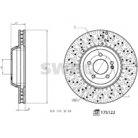 Тормозной диск SWAG Mercedes S-Class (W222) 4 Седан S 320 (222.162) 272 л.с. 2014 – 2024 DPWB KPK 33 10 7333