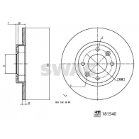 Тормозной диск SWAG 33 10 8305 1440653226 COX X8
