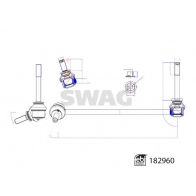 Стойка стабилизатора SWAG Bmw X7 N 9X3U 33 10 8785