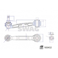 Стойка стабилизатора SWAG X1DR 2 33 10 8962 Bmw X3 (G01) 3 Кроссовер xDrive 20 d Mild-Hybrid 163 л.с. 2020 – 2025