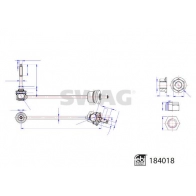 Стойка стабилизатора SWAG 33 10 9245 Mercedes S-Class (W222) 4 Седан 3.0 S 500 Hybrid / e (2263) 333 л.с. 2014 – 2024 STS TNM