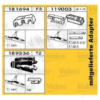 Щетка стеклоочистителя SWF 194923 116128 128 SWF 128 - Изображение 2
