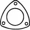 Прокладка трубы глушителя FONOS Opel Corsa (B) 2 Хэтчбек 1.0 i 12V (F08) 54 л.с. 1996 – 2000 80110 VSCYZV WF UKI