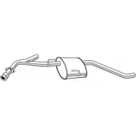 Резонатор FONOS IZOD4 98E 4Y 617689 Opel Omega (B) 2 1994 – 2003
