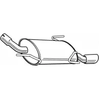 Задний глушитель FONOS 617982 K05ZM L R7B04 Opel Corsa (C) 3 Хэтчбек 1.2 Twinport (F08. F68) 80 л.с. 2004 – 2009