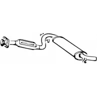 Передний глушитель FONOS 1201493585 LB7 VSXE 611876 H6JOEE6