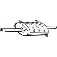 Задний глушитель FONOS Suzuki Swift (HT, SF) 1 1991 – 2004 3MUYY1A EY 508 23378