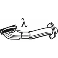 Выхлопная труба глушителя FONOS L0 XQQI Suzuki Swift (MZ, EZ) 2 2004 – 2010 10430 RZF73