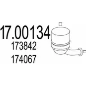 Сажевый фильтр ОГ MTS 1201841791 17.00134 64YWOTF 9 G0ORV