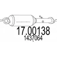 Сажевый фильтр ОГ MTS 1JIL43J 1201868423 E FWBF 17.00138