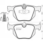 Тормозные колодки, дисковые, комплект MGA EWRI3J 1202270152 J3 NKH6G 814