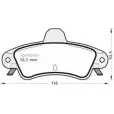 Тормозные колодки, дисковые, комплект MGA PNQ0B 1202270302 862 VS7 4OYI