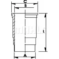 Гильза цилиндра MAHLE ORIGINAL 1202366911 G 71DZ3 80TWRL C71040