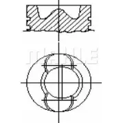 Поршень MAHLE ORIGINAL J M0OE 1202366955 E76540 K1ODODA