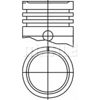 Поршень MAHLE ORIGINAL 3NHM PC S14525 Chevrolet Silverado 1 (GMT800) Пикап 2д OWC24S3