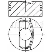 Поршень MAHLE ORIGINAL EU 0HBTL S25200 Fiat Palio (178) 1 Хэтчбек X824NCF