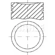 Поршень MAHLE ORIGINAL S25456 7KRA2ZH Fiat Palio (178) 1 Хэтчбек 1.3 ELx Flex 71 л.с. 2003 – 2005 J 1SZ3OE