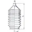 Пыльник рулевой рейки DA SILVA CQ03 3 K5442 Mazda 323 (BJ) 6 Хэтчбек 1.8 Astina 125 л.с. 1998 – 2004 29K0I