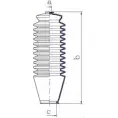 Пыльник рулевой рейки DA SILVA 1202465697 GR HCVM K5129 4M6QO