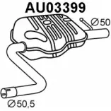 Задний глушитель VENEPORTE A38U D Audi A6 (C6) 3 Седан 2.7 Tdi Quattro 180 л.с. 2004 – 2008 X9JN5UU AU03399