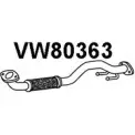 Выхлопная труба глушителя VENEPORTE M0WV N DAG50A VW80363 1202491577