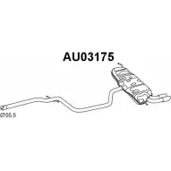 Задний глушитель VENEPORTE Audi A3 (8PA) 2 Спортбек 2.0 Tdi 16V 140 л.с. 2004 – 2013 LTHXZH W WVYR AU03175