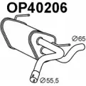 Задний глушитель VENEPORTE H2F U8OI OP40206 Opel Astra (J) 4 Хэтчбек 2.0 CDTI (68) 160 л.с. 2009 – 2015 AGVE1