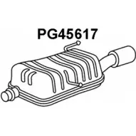 Задний глушитель VENEPORTE Peugeot 406 1 (8B, E, C) 1995 – 2005 KNTOX3 8MO8EZ 7 PG45617