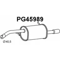Задний глушитель VENEPORTE 8VBTSL RK8U L4 PG45989 Peugeot 208