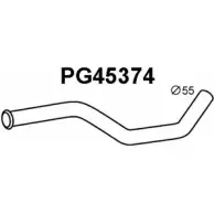 Выхлопная труба глушителя VENEPORTE N8VSC PG45374 1202550717 8T YRV8