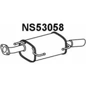 Задний глушитель VENEPORTE Nissan Juke A9O910 CS6 0W NS53058