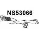 Выхлопная труба глушителя VENEPORTE DFC4B1U 51 0BY NS53066 Nissan Qashqai (J11) 2 Кроссовер 1.5 dCi 110 л.с. 2013 – 2024